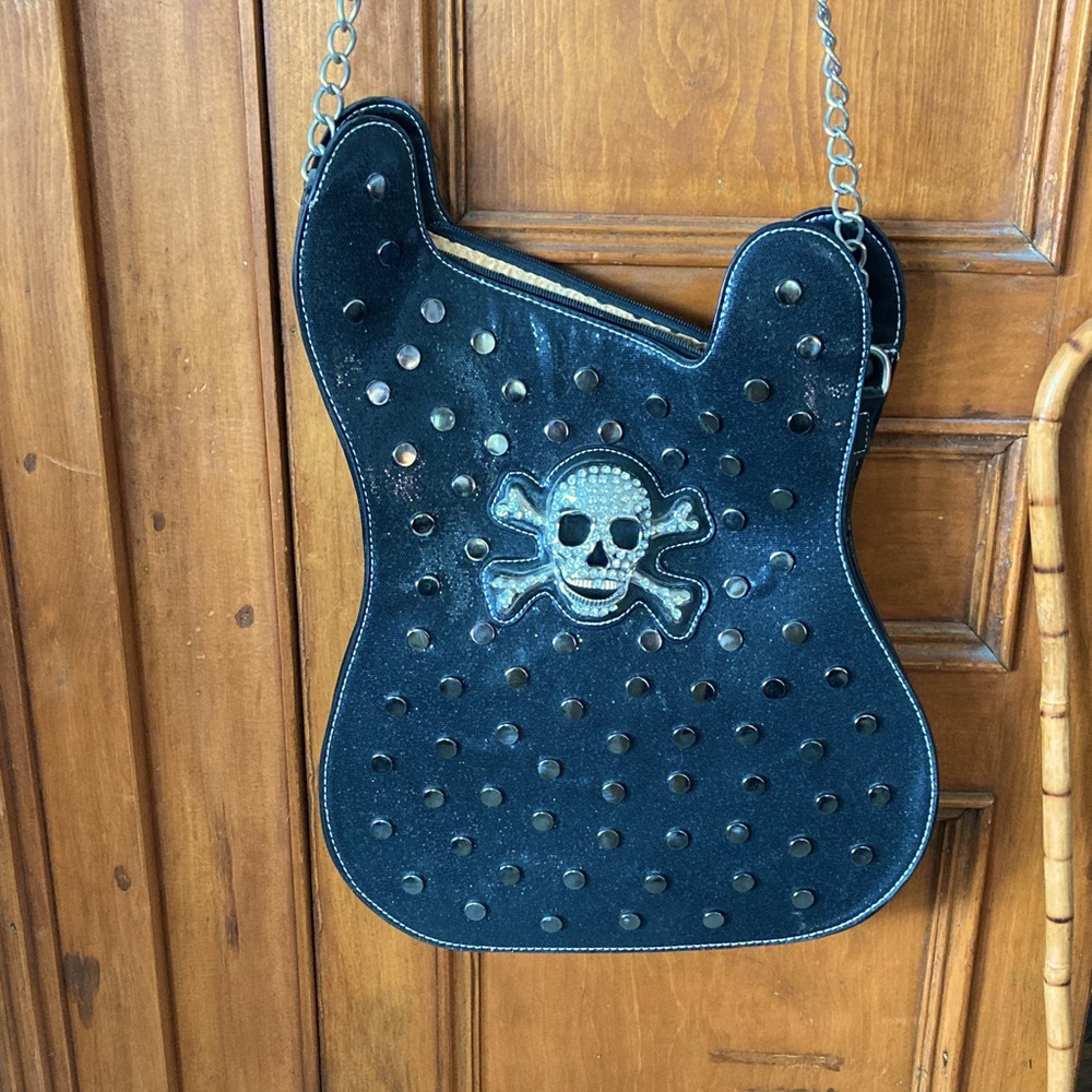 Black Skull Crossbody Bag